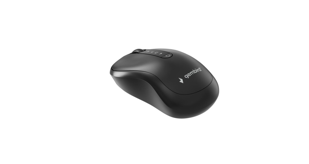 Gembird MUSW2-4B-01 Dual-Mode Wireless Bluetooth Mouse Black