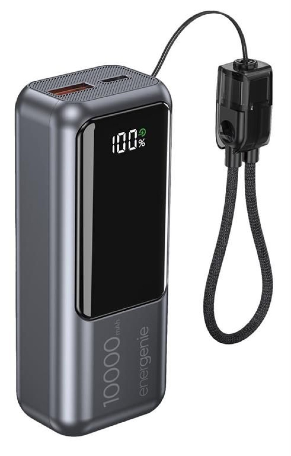 Gembird PB10-PD20-LCD-02 10000mAh PowerBank Space Grey