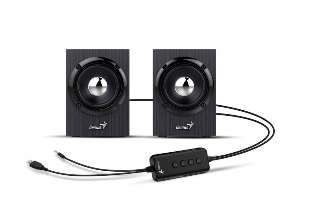 Genius RS2,SP-HF385BT,WOOD,Black Gray