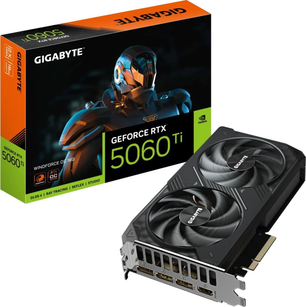 Gigabyte RTX5060 TI WINDFORCE OC 16G