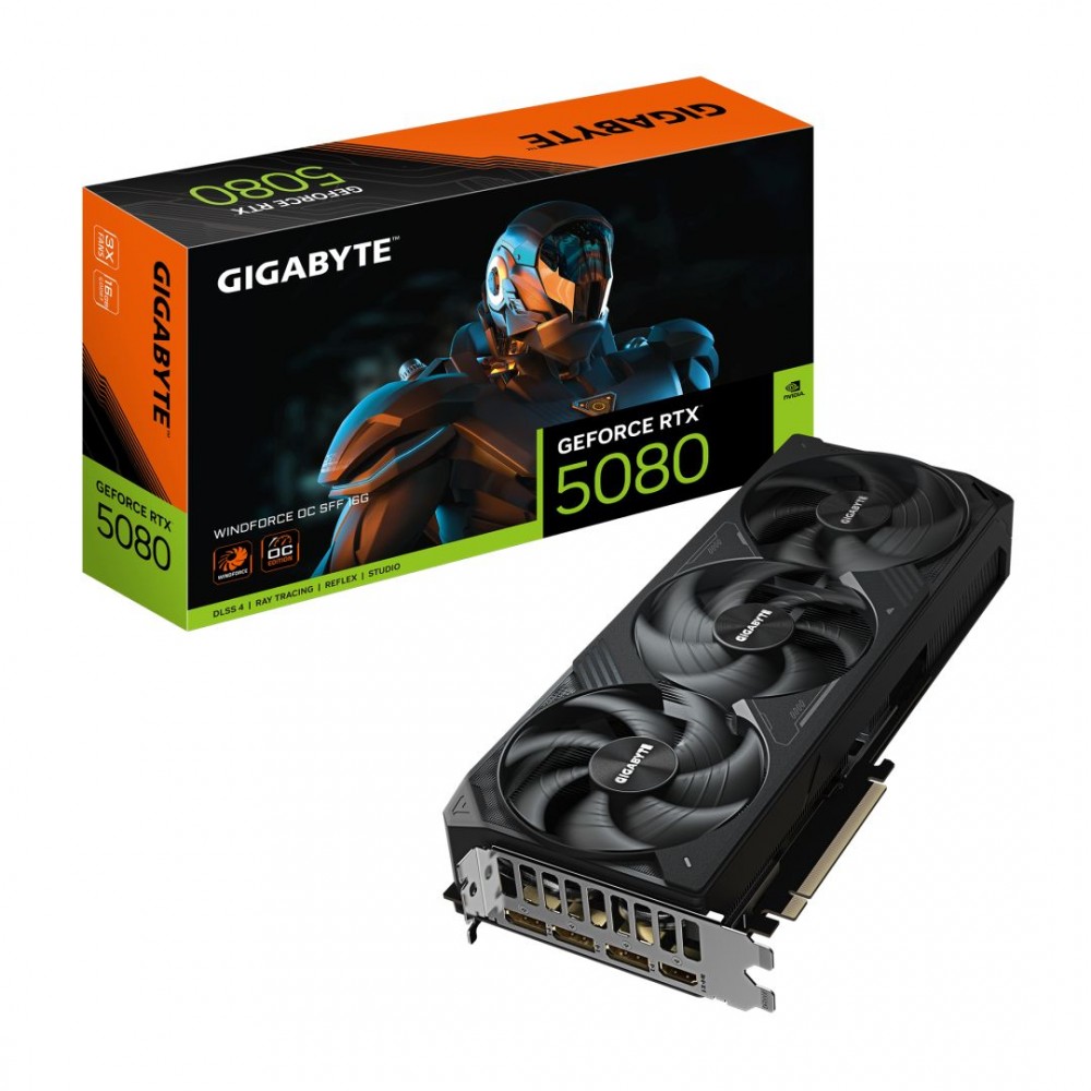 Gigabyte RTX5080 WINDFORCE OC SFF 16G