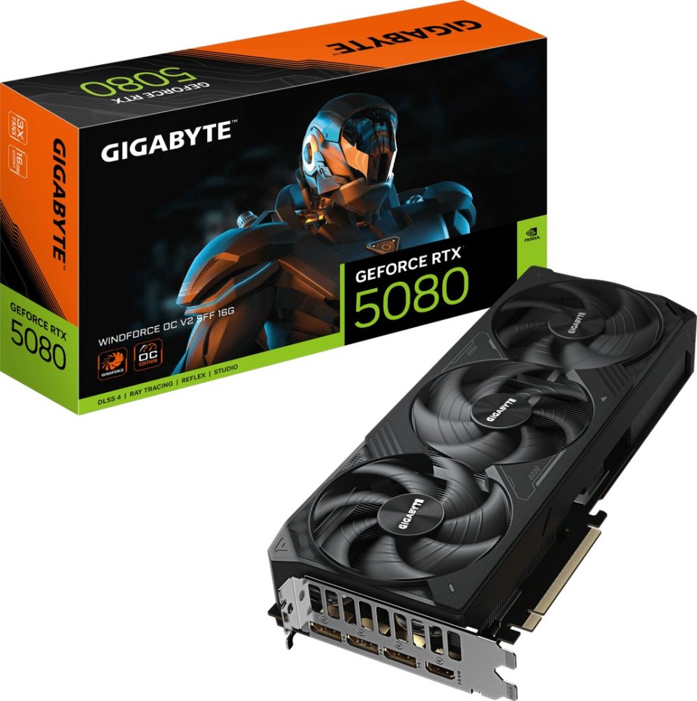 Gigabyte RTX5080 WINDFORCE OC V2 SFF 16G
