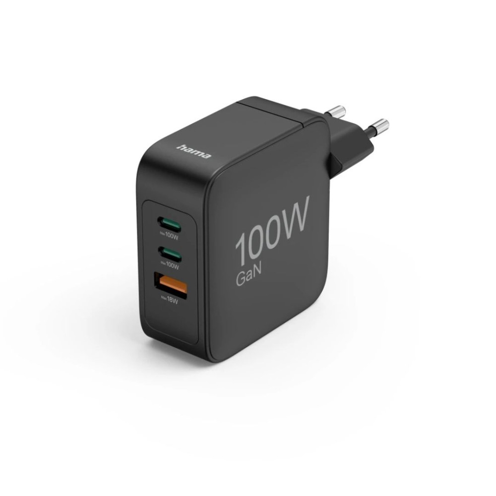 Hama Fast Charger GaN 100W Black