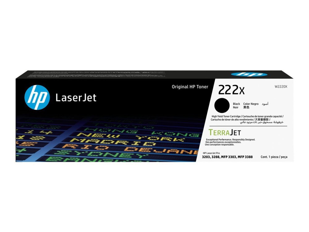 HP 222X Black toner