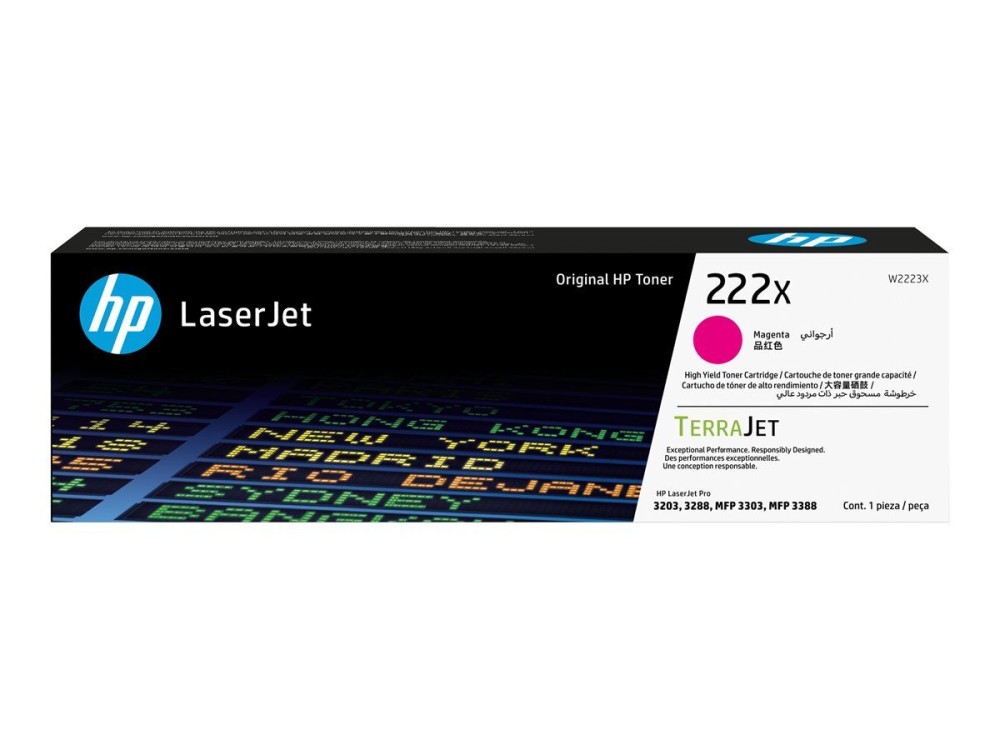 HP 222X Magenta toner