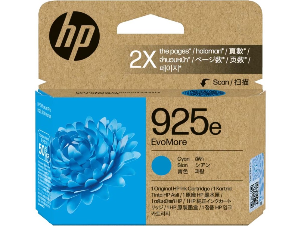 HP 925e Cyan tintapatron
