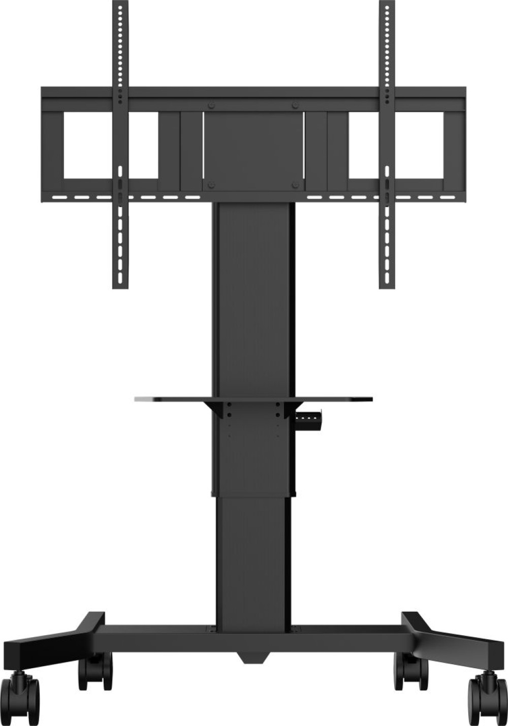 iiyama MD CAR1021-B1 Single column electric floor lift on wheels with easy mount brackets and laptop shelf 43
