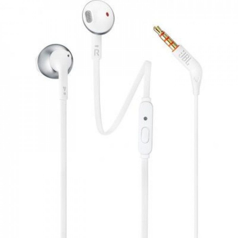 JBL T205CRM Headset White/Chrome