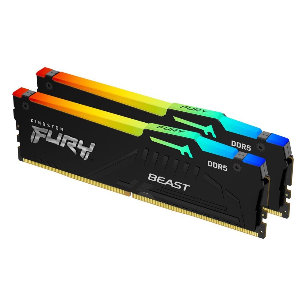 Kingston 16GB DDR5 6800MHz Kit(2x8GB) Fury Beast RGB Expo Black