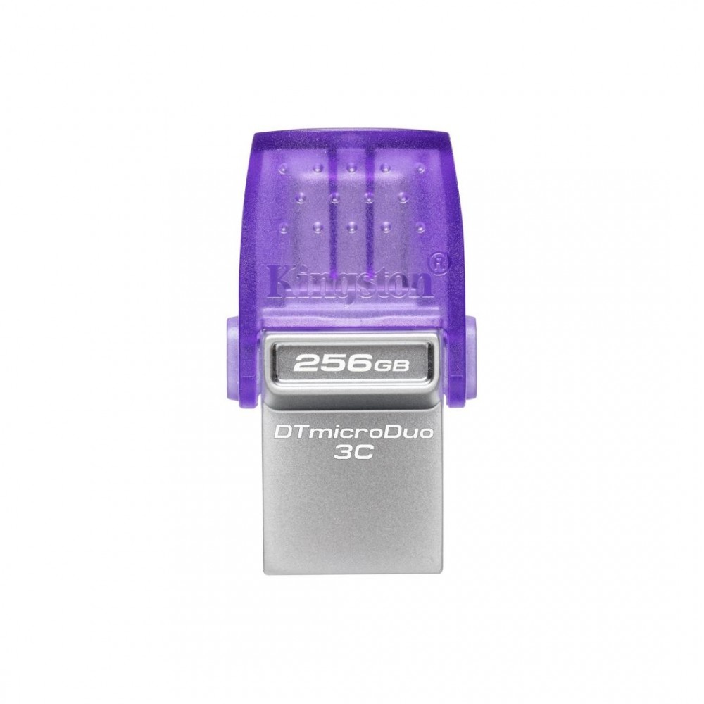 Kingston 256GB DT microDuo 3C USB3.2 Silver/Purple