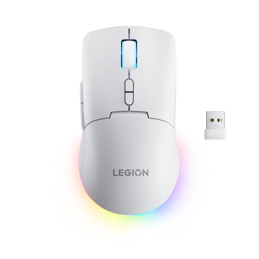 Lenovo Legion M220 Wireless Bluetooth RGB Gaming Mouse Glacier White