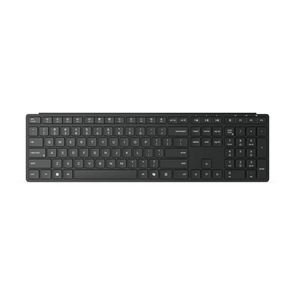 Lenovo Multi-Mode Pro Plus 6000 Wireless Bluetooth Keyboard Eclipse Black US