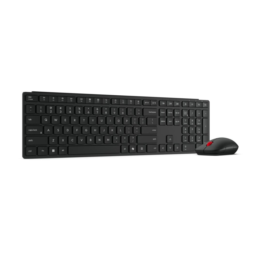 Lenovo Pro 6000 Wireless Bluetooth Multi-Mode Combo Keyboard and Mouse Black US