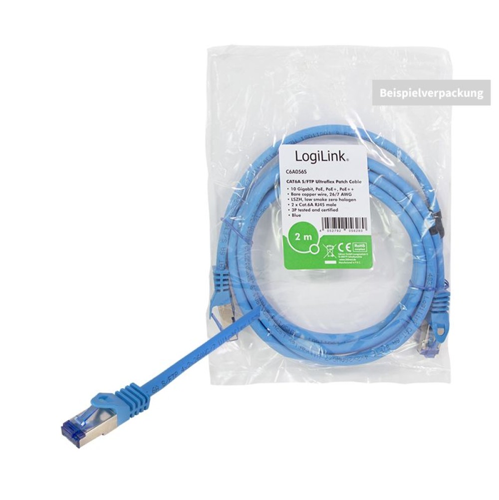 Logilink CAT6A S-FTP Patch Cable 1,5m Blue