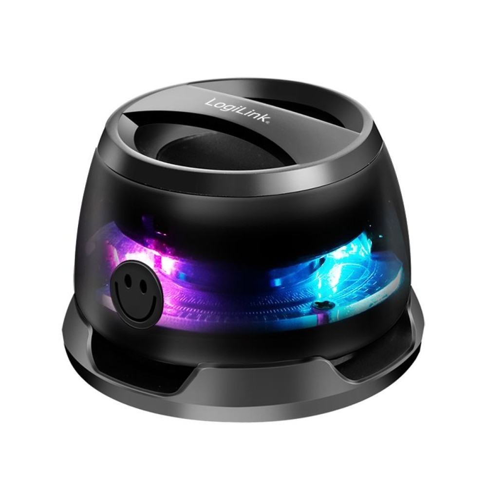 Logilink SP0073 Bluetooth Speaker magnetically attached LED Black