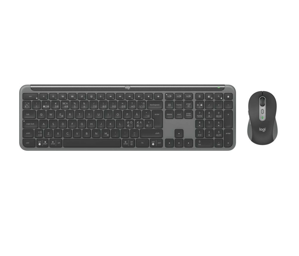 Logitech MK950 Signature Slim Wireless Bluetooth Keyboard Combo for Business Graphite US
