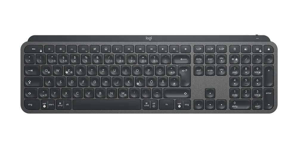 Logitech Mx Keys for Business Wireless Keyboard Graphite DE
