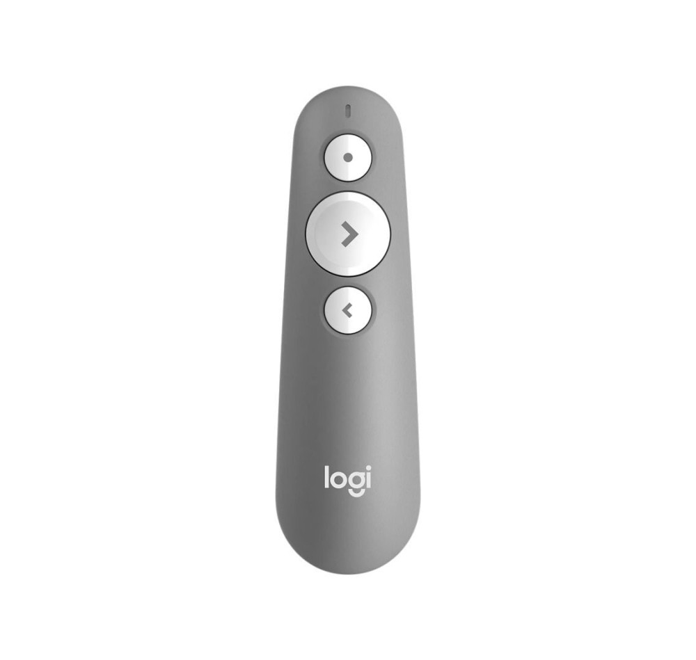 Logitech R500s Laser Presentation Remote Wireless Presenter Red Laser Mid Grey