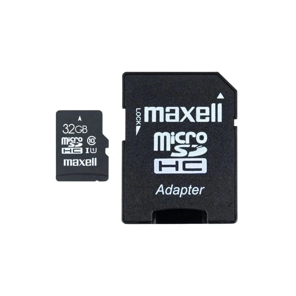 Maxell 32GB microSDHC CL10 + adapterrel