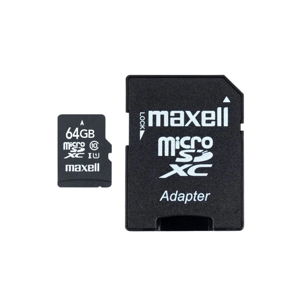 Maxell 64GB microSDXC CL10 + adapterrel