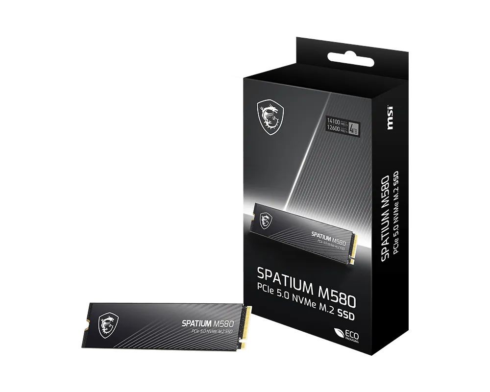 Msi 2TB M.2 2280 NVMe Spatium M580