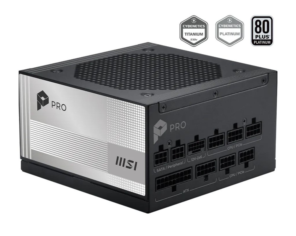 Msi 850W 80+ Platinum PRO A850PL PCIE5