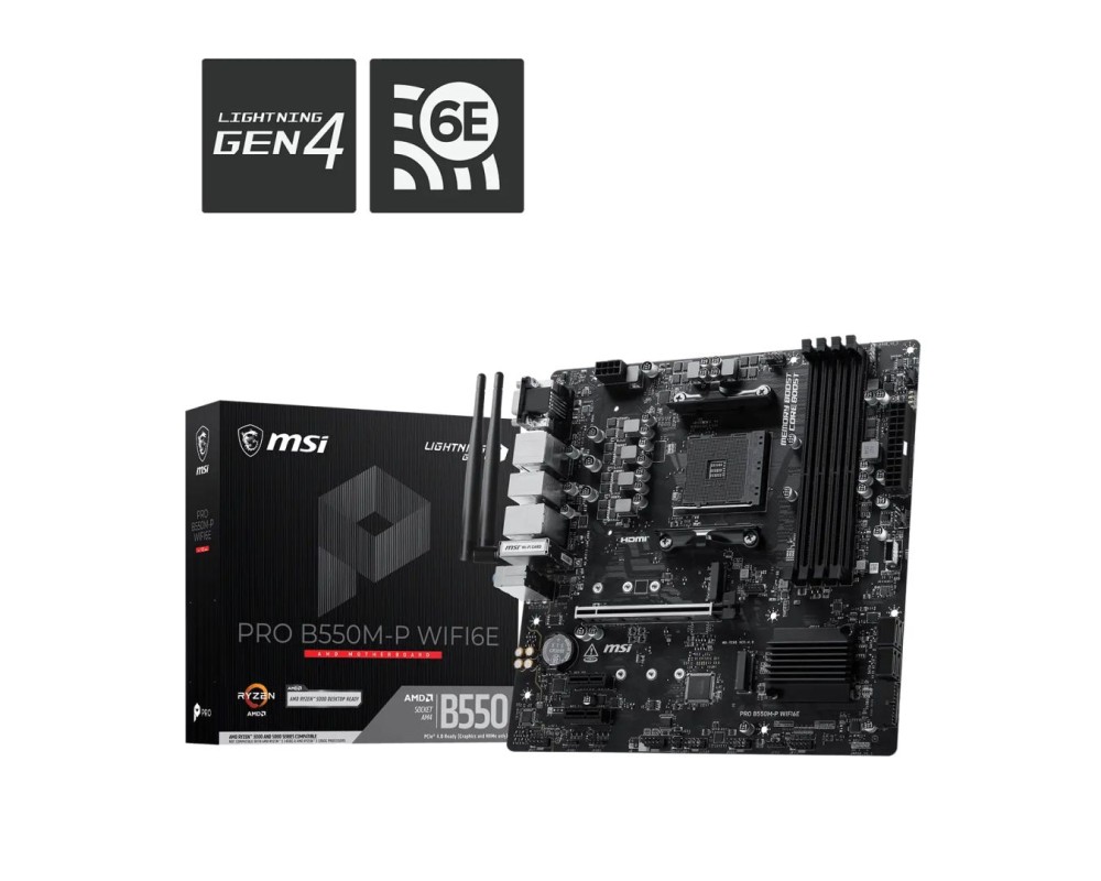 Msi PRO B550M-P WiFi6E