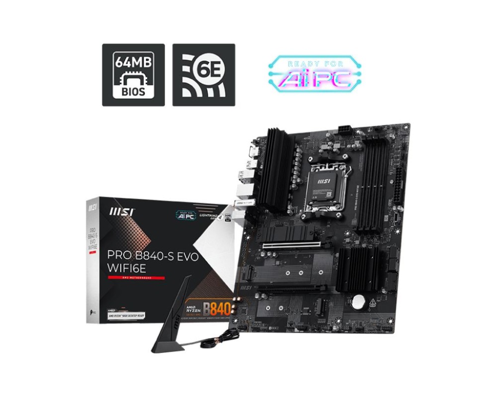 Msi PRO B840-S EVO WIFI6E