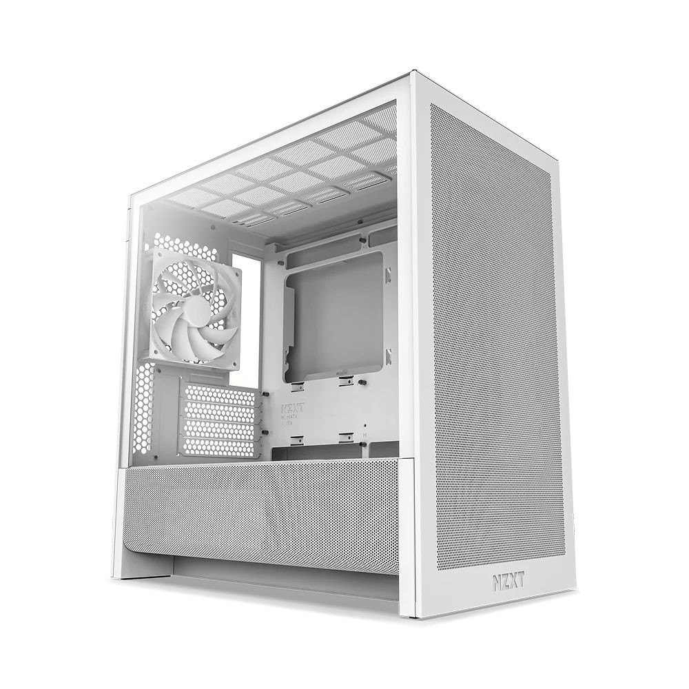 NZXT H3 Flow Tempered Glass White