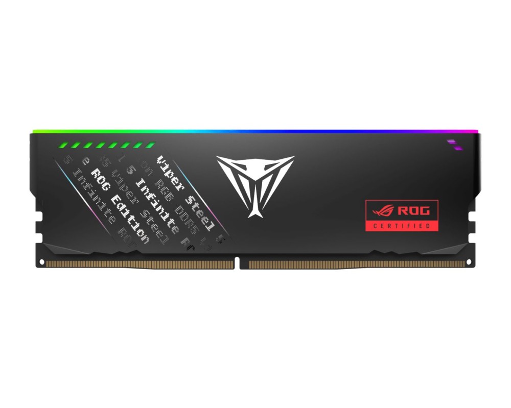 Patriot 32GB DDR5 6000MHz Kit(2x16GB) Viper Steel 5 Infinite RGB Black