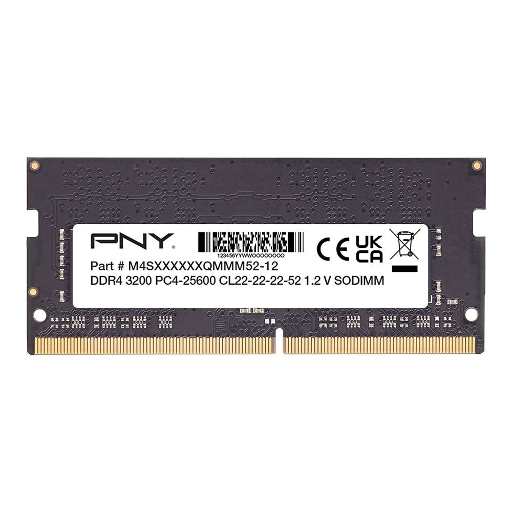 PNY 16GB DDR4 3200MHz SODIMM Performance Black