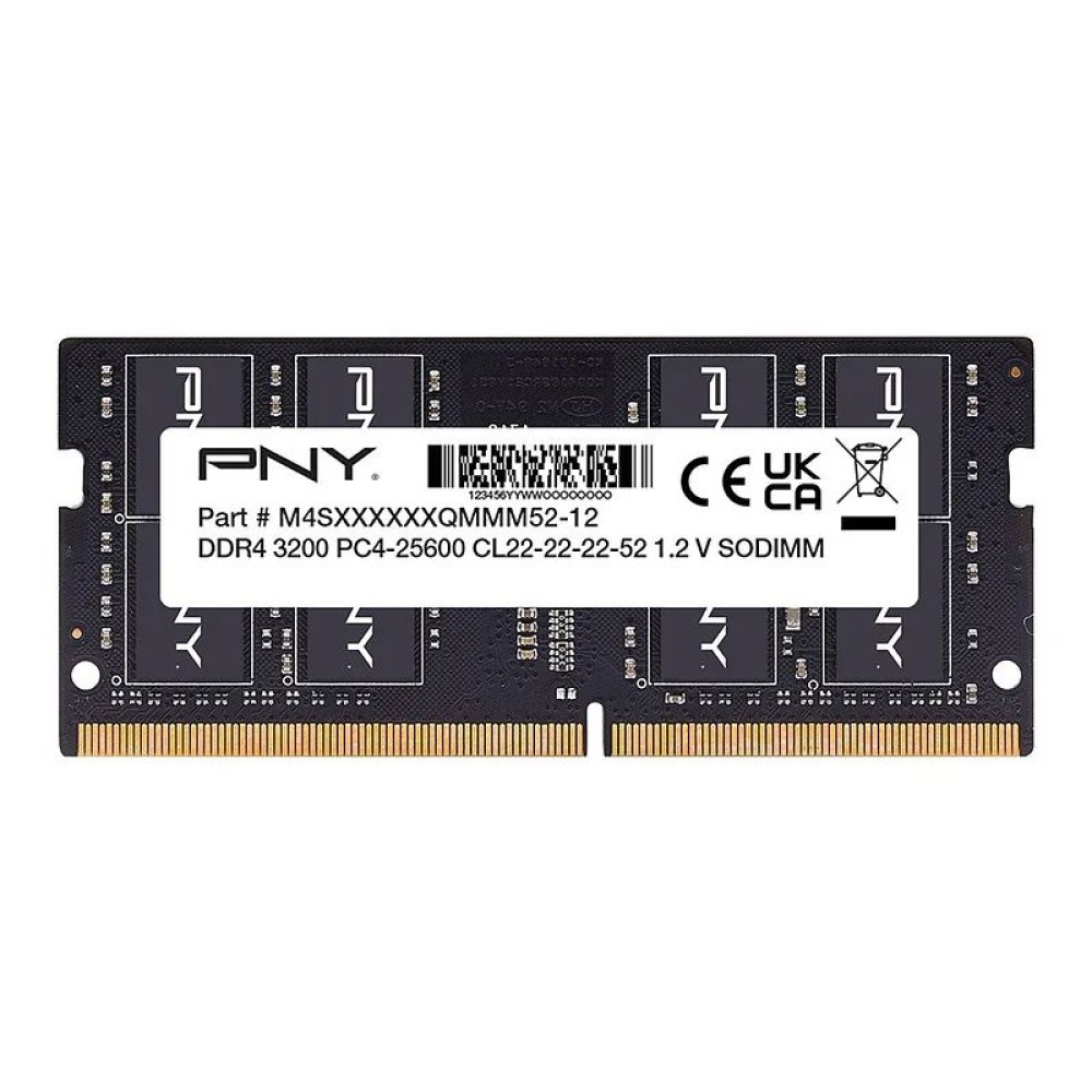 PNY 32GB DDR4 3200MHz SODIMM Black OEM