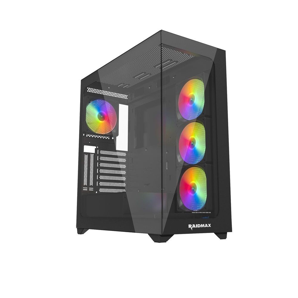 RaidMax i800 Tempered Glass Black