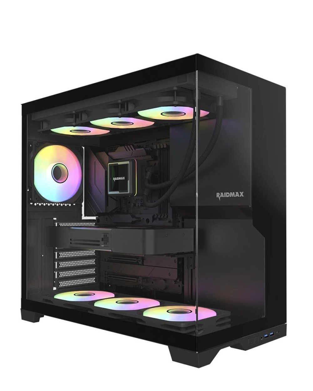 RaidMax Infinita i700 Tempered Glass Black