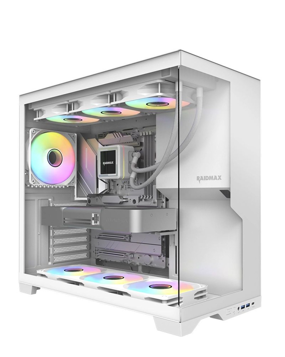 RaidMax Infinita i700 Tempered Glass White