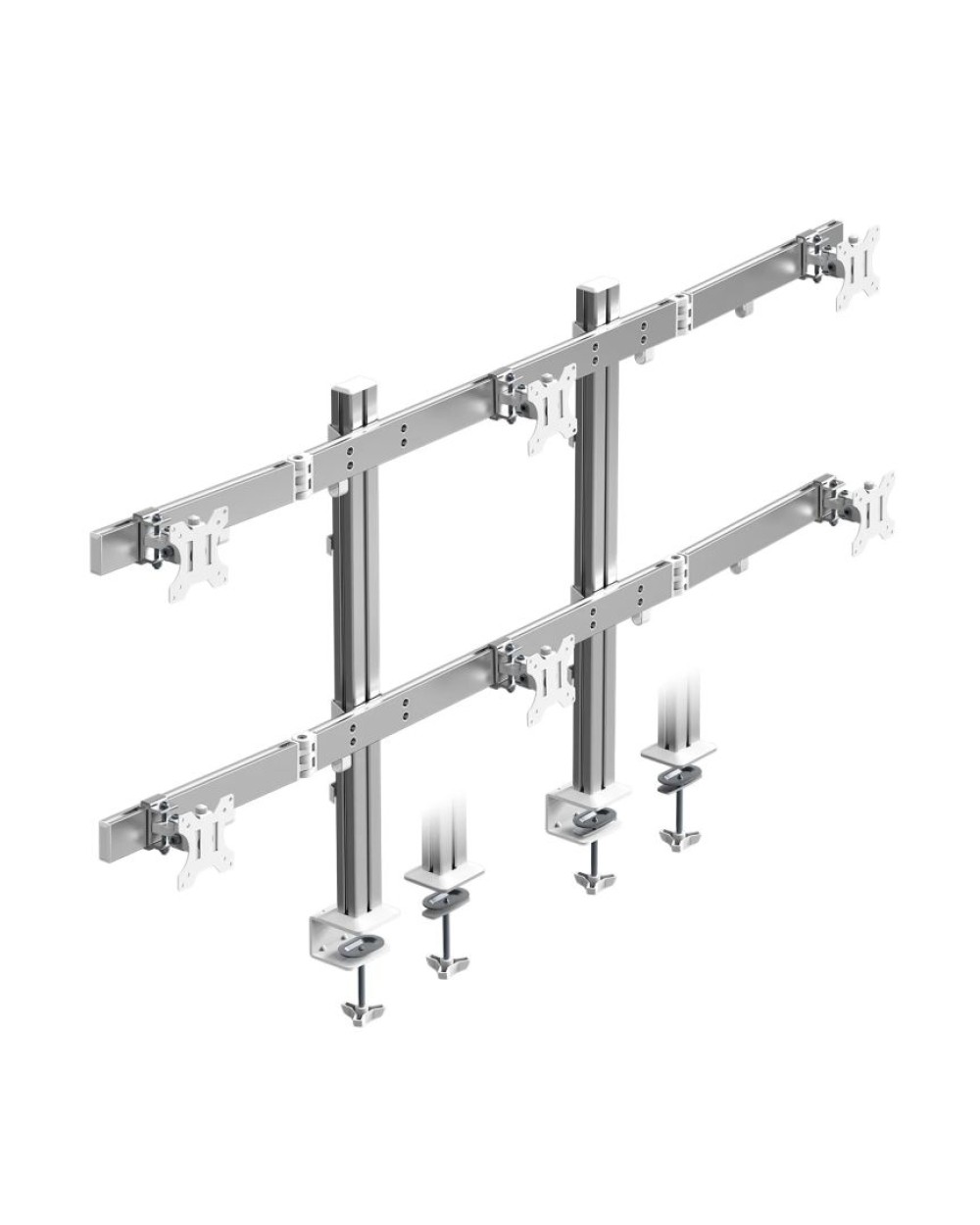 Raidsonic IB-MS666-T6 Diamond Stand 666 Monitor stand for 6 monitors up to 32