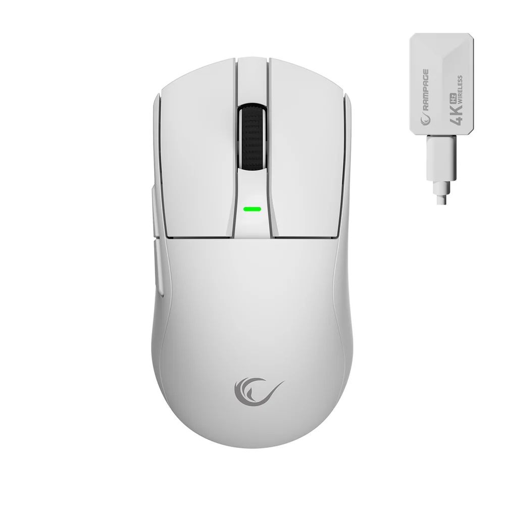 Rampage Zenith Pro Wireless Bluetooth Gaming mouse White