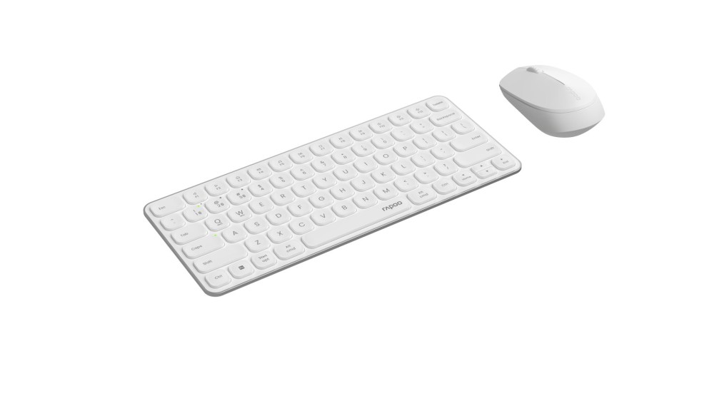 Rapoo 9010M Multi-mode Wireless Ultra-slim Desktop Combo White HU