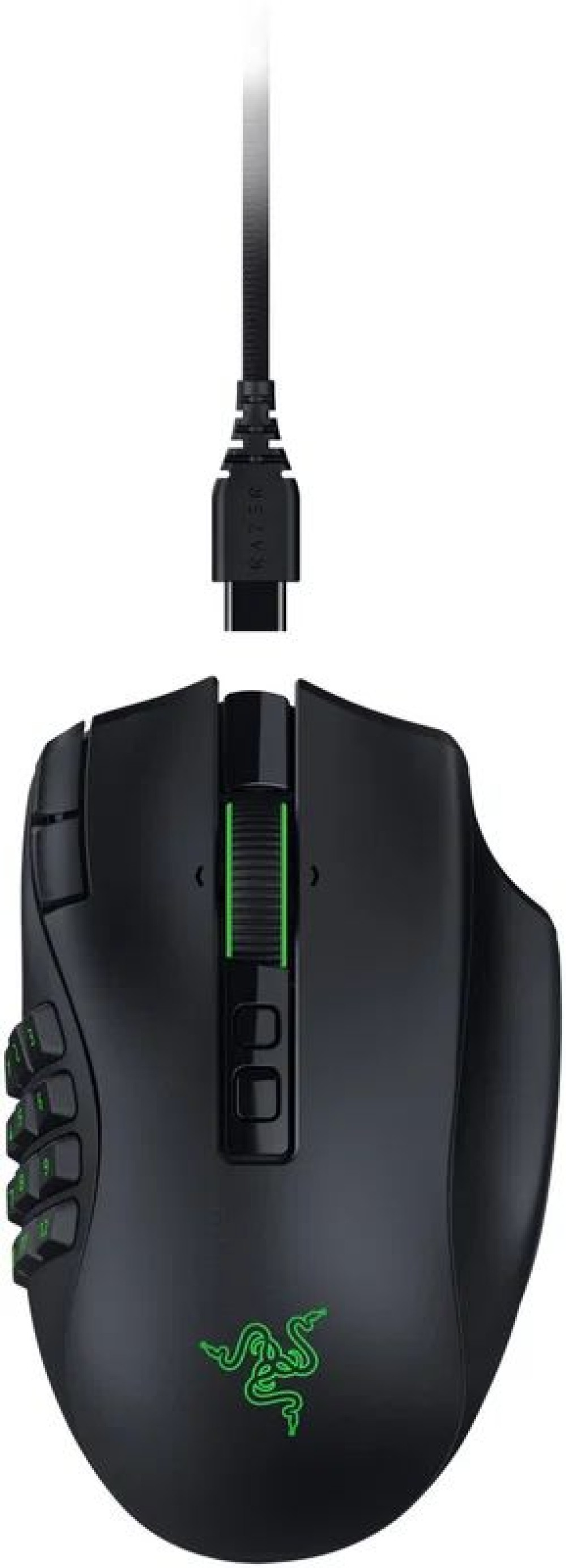 Razer Naga V3 Pro Wireless Bluetooth Gaming Mouse Black