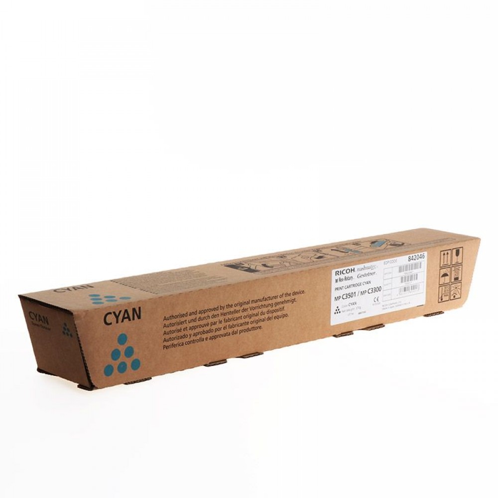 Ricoh MPC3300/3501 Cyan toner