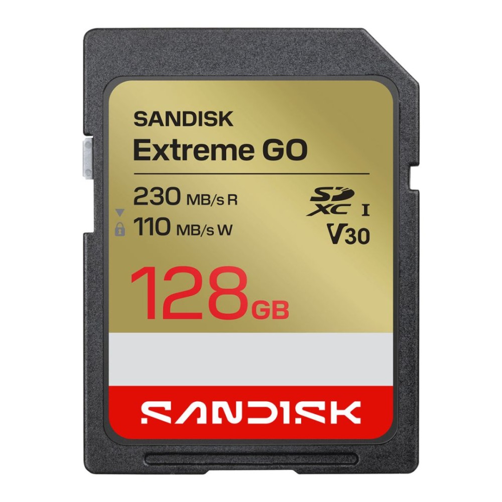 Sandisk 128GB SDXC Extreme GO UHS-I U3 V30
