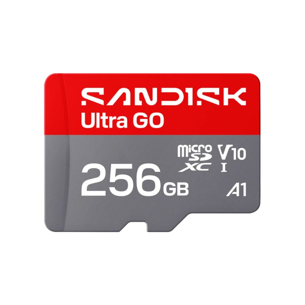 Sandisk 256GB microSDXC Ultra GO UHS-I V10 A1 adapter nélkül