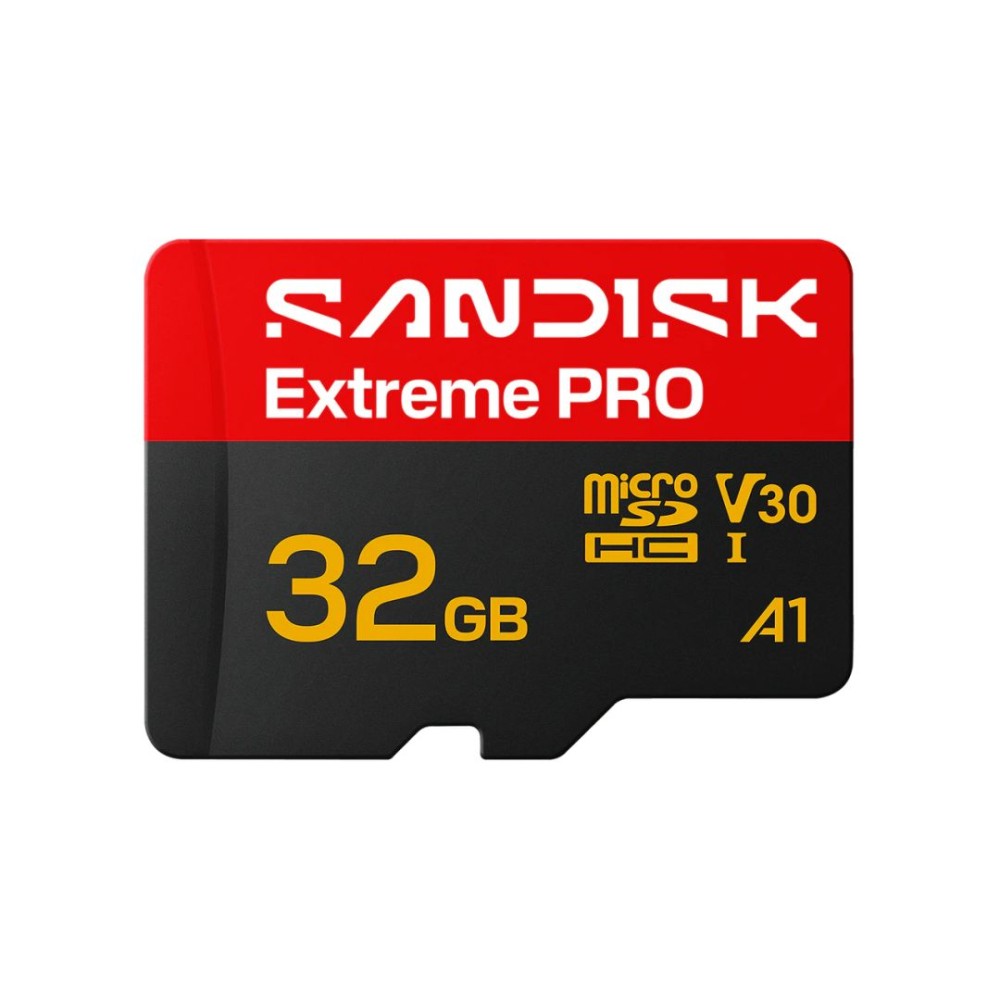 Sandisk 32GB microSDXC Extreme Pro UHS-I V30 A1 adapter nélkül