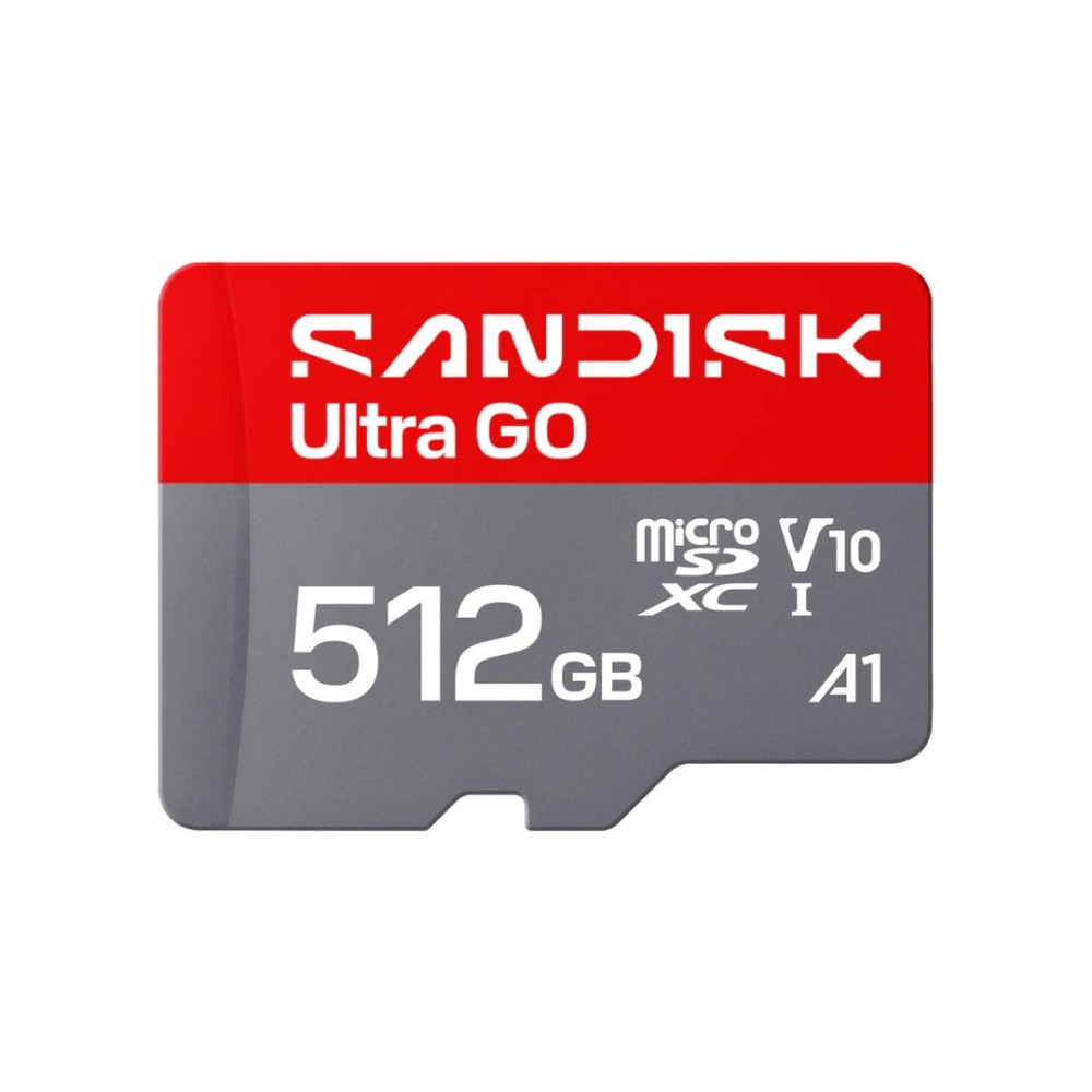 Sandisk 512GB microSDXC Ultra GO UHS-I V10 A1 adapter nélkül
