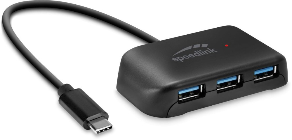 Speedlink Snappy Evo USB Hub Black