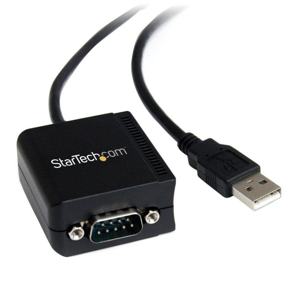 Startech 1-Port FTDI USB to Serial RS232 Adapter Cable with Optical Isolation Black