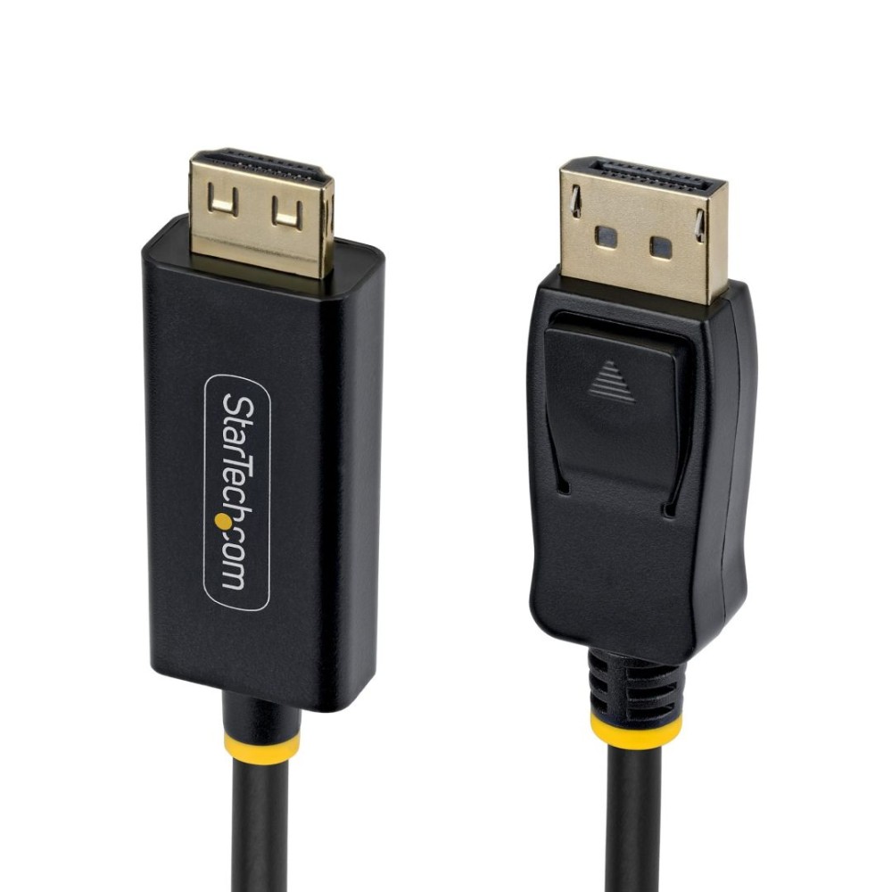 Startech DisplayPort to HDMI 4K 60Hz Adapter Cable with Gripping Connectors 2m Black