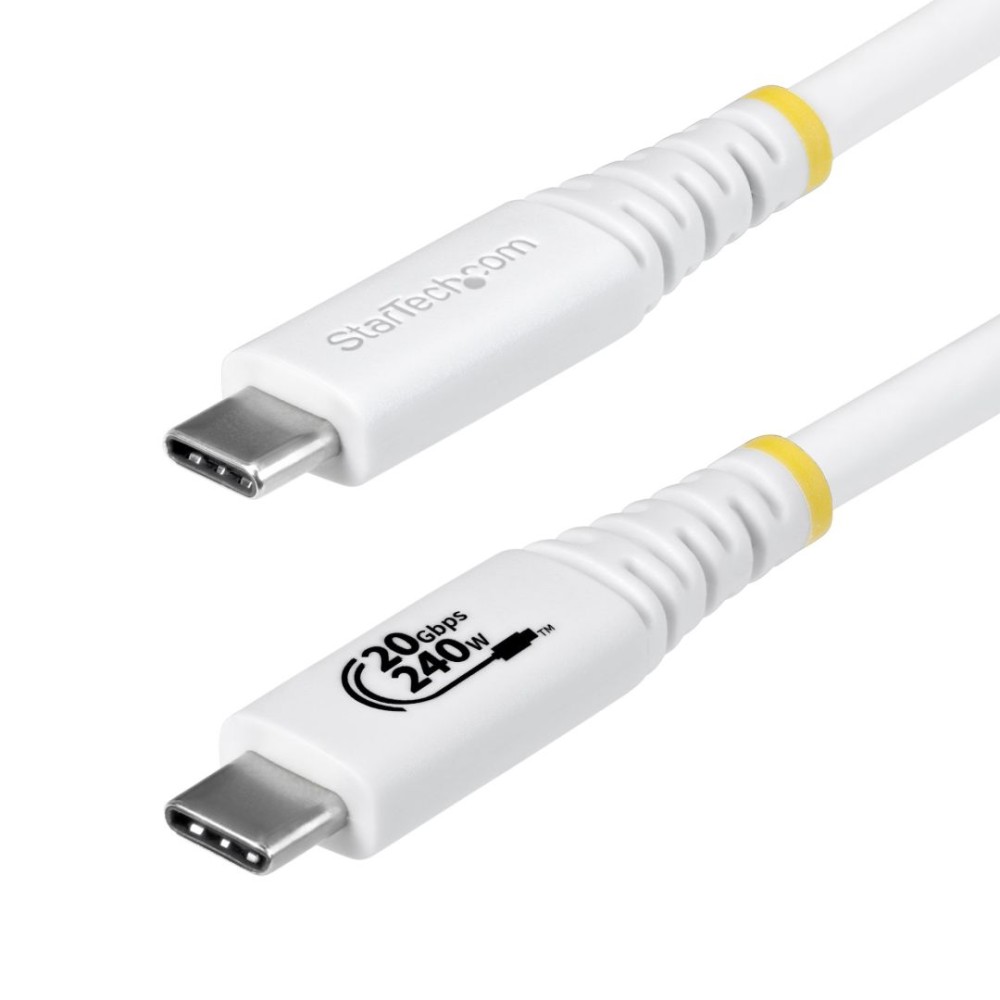Startech USB4 USB-C to USB-C 4K 120Hz 240W cable 2m White