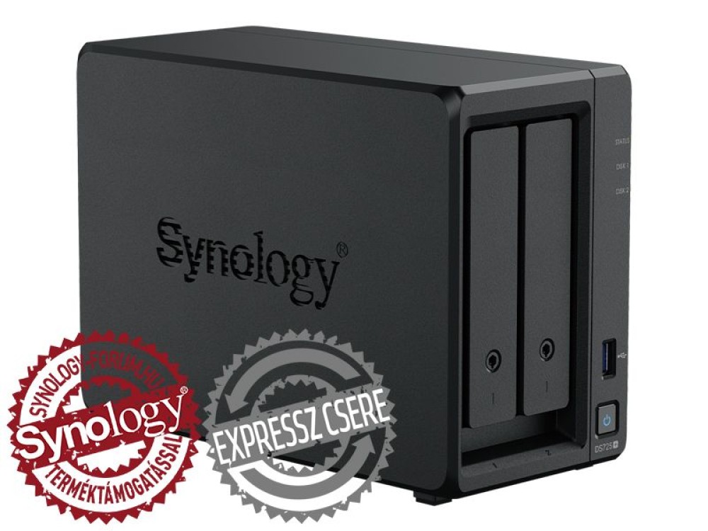 Synology NAS DS725+ (4GB) (2xHDD + 2xM.2 SSD)