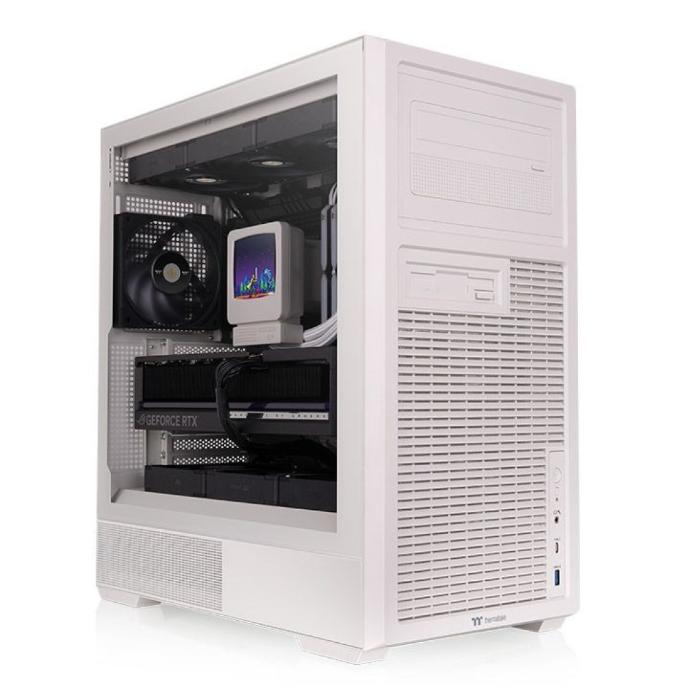 Thermaltake Retro 360 Tempered Glass Beige